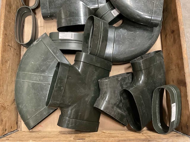 Dyka air partij pvc-u luchtkanaal hulpstukken - afbeelding 2 van  4