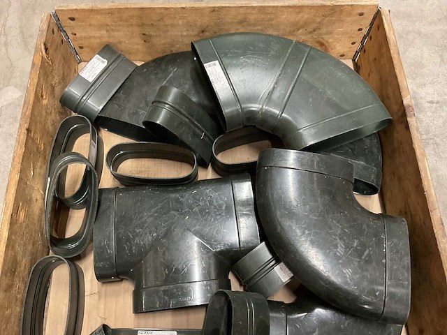 Dyka air partij pvc-u luchtkanaal hulpstukken - afbeelding 3 van  4