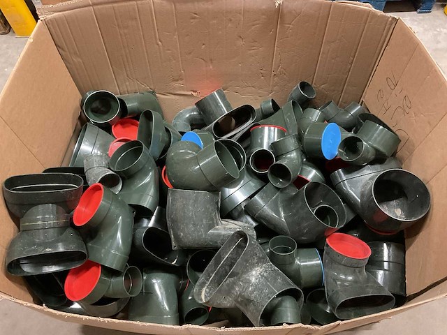 Dyka air partij pvc-u luchtkanaal hulpstukken - afbeelding 1 van  2