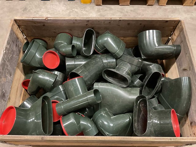 Dyka air partij pvc-u luchtkanaal hulpstukken - afbeelding 1 van  2