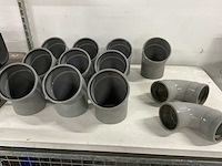 Dyka en wavin - pvc hulpstukken 160 en 110 mm (12x) - afbeelding 1 van  1