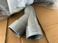 Dyka pvc t-stuk 40 mm 45° (200x) - afbeelding 4 van  8
