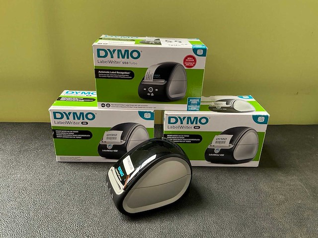 Dymo 450 / 550 turbo labelprinter (3x) - afbeelding 1 van  4