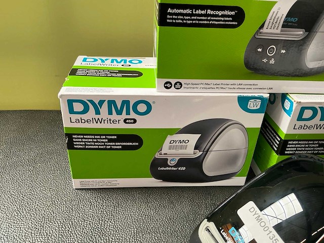 Dymo 450 / 550 turbo labelprinter (3x) - afbeelding 3 van  4