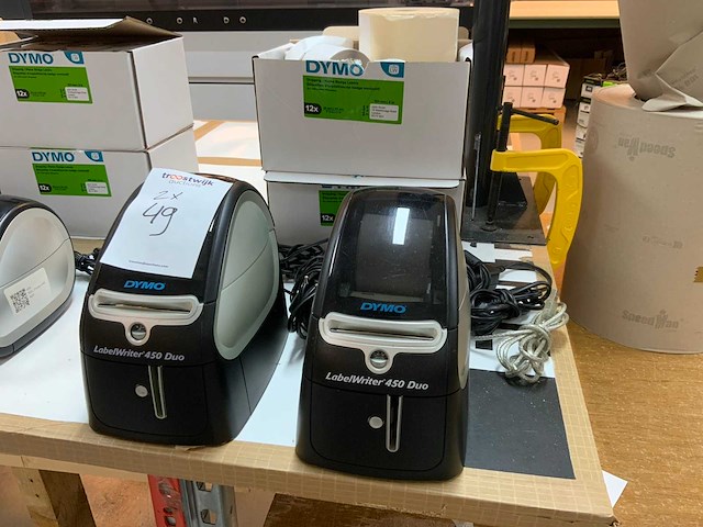 Dymo 450 duo labelwriter labelprinter (2x) - afbeelding 3 van  10