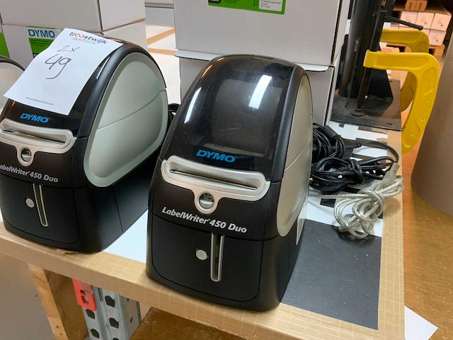 Dymo 450 duo labelwriter labelprinter (2x) - afbeelding 9 van  10