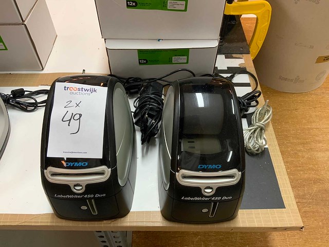 Dymo 450 duo labelwriter labelprinter (2x) - afbeelding 10 van  10