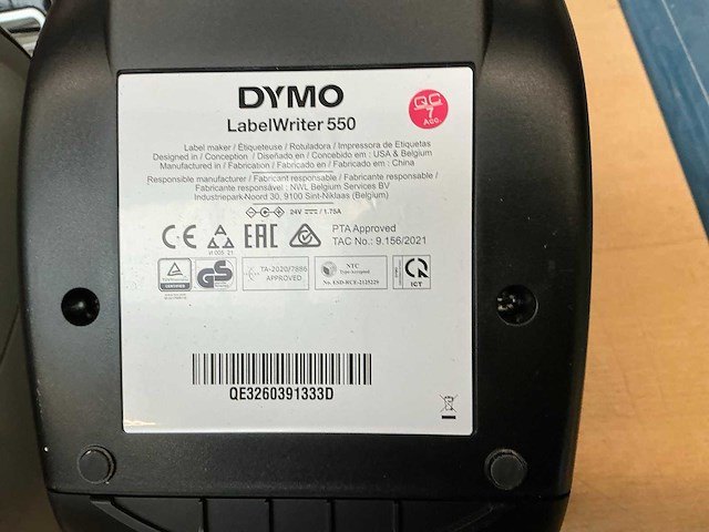 Dymo 450/550 labelprinter (6x) - afbeelding 3 van  3