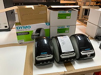 Dymo 550 turbo, 450 labelwriter labelprinter (3x) - afbeelding 1 van  9