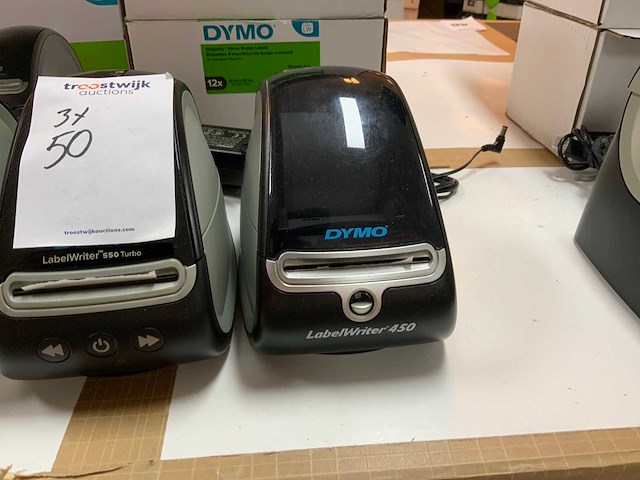 Dymo 550 turbo, 450 labelwriter labelprinter (3x) - afbeelding 6 van  9