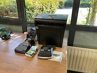 Dymo, brother, fellowes labelprinters en papierversnipperaar (4x)