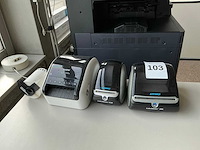 Dymo / brother labelprinter (3x) - afbeelding 1 van  4