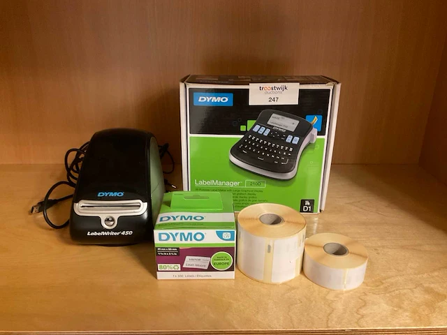 Dymo labelprinter, writer (2x) - afbeelding 1 van  4