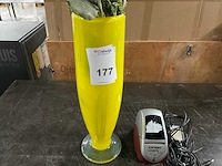 Dymo labelwriter 330 turbo labelprinter, vaas met kunstbloemen - afbeelding 5 van  6