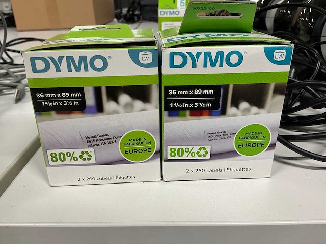 Dymo labelwriter 450 / 550 labelprinter (2x) - afbeelding 4 van  4