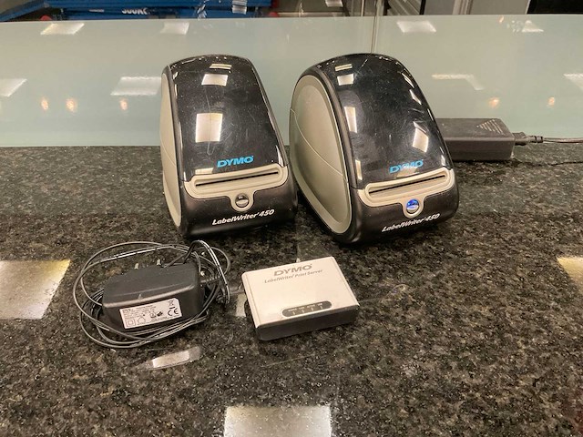 Dymo labelwriter 450 labelprinters + print server - afbeelding 1 van  7