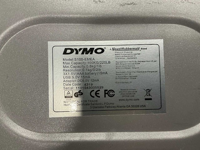 Dymos-190-emea weegschaal - afbeelding 1 van  5
