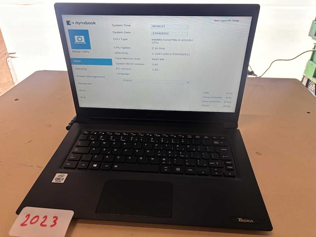Dynabook intel(r) core(tm) i3-10110u cpu 2.10ghz - afbeelding 1 van  4