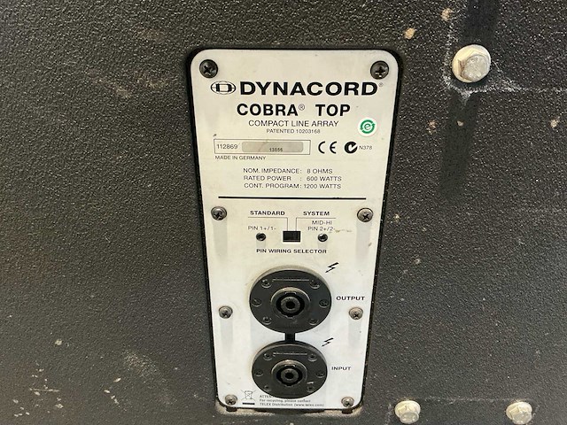 Dynacord cobra 2 professionele audio set - afbeelding 16 van  17