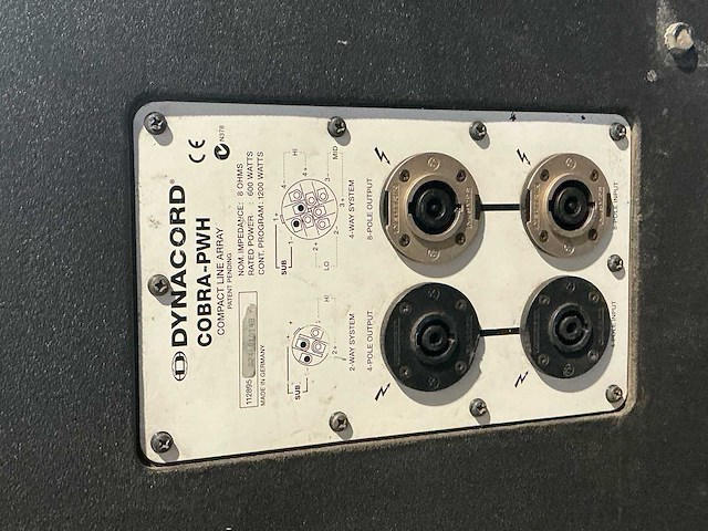 Dynacord cobra 2 professionele audio set - afbeelding 6 van  17