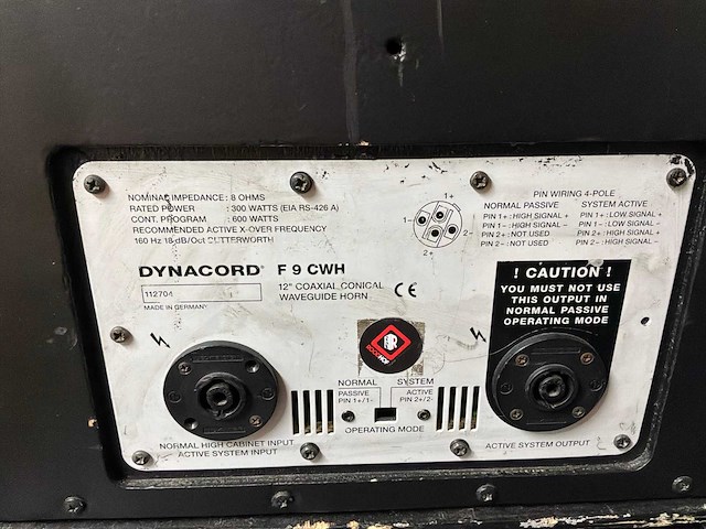 Dynacord forumline luidspreker (6x) - afbeelding 4 van  5