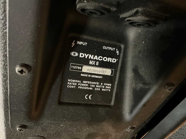 Dynacord mx 8 speaker (4x) - afbeelding 1 van  3