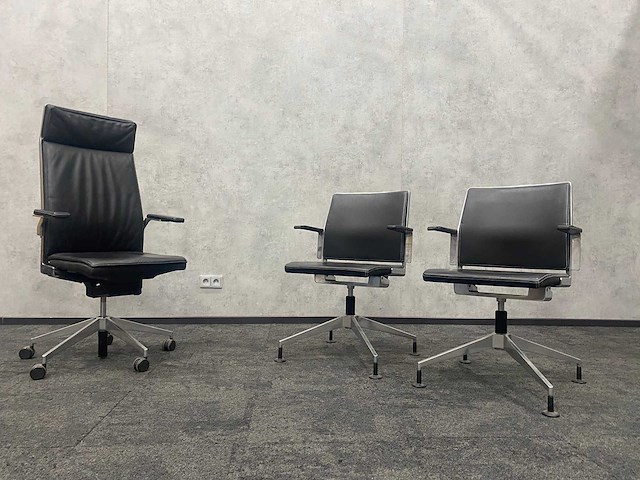 Dynamobel dis - directie set - zwart leder - afbeelding 9 van  15