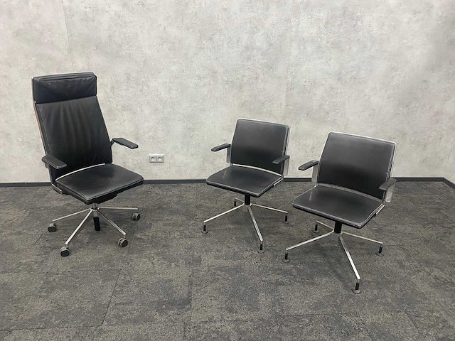 Dynamobel dis - directie set - zwart leder - afbeelding 10 van  15