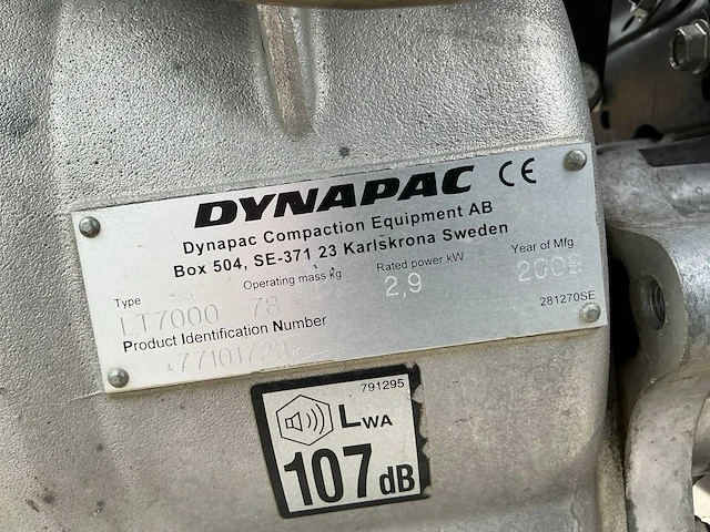 Dynapac lt7000 trilstamper - afbeelding 7 van  7