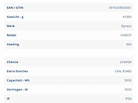 Dyness hv9637-bms thuis-batterij | 3,5kwh (5x) - afbeelding 8 van  11