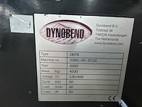 Dynobend - 2005 - db76 - doornbuigmachine - afbeelding 26 van  26