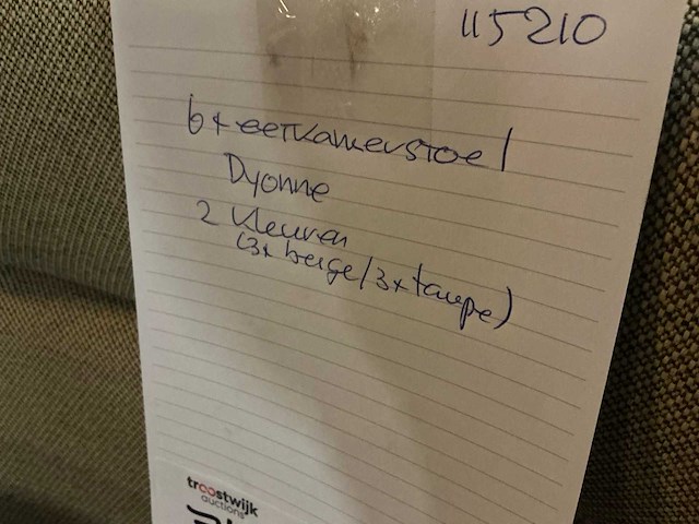 Dyonne eetkamerstoel (6x) - afbeelding 5 van  5