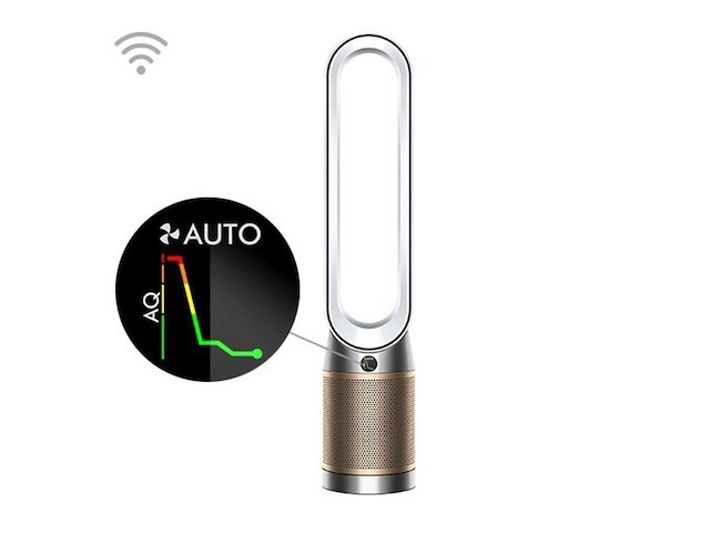 Dyson purifier cool pc2 denox luchtreiniger ventilator hepa filter wit/goud - afbeelding 3 van  6