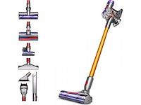Dyson v8 special edition steelstofzuiger zilver/geel - afbeelding 1 van  5