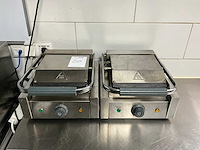 E-dpx-11 elektrische contactgrill/paninigrill (2x) - afbeelding 2 van  6