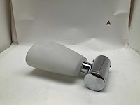 E. müller wandlampen opaline glas chroom (2x) - afbeelding 6 van  7