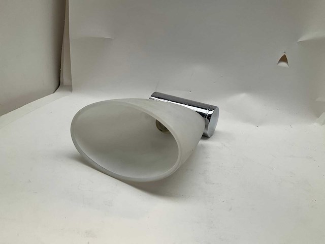 E. müller wandlampen opaline glas chroom (2x) - afbeelding 7 van  7