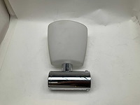 E. müller wandlampen opaline glas chroom (2x) - afbeelding 5 van  7