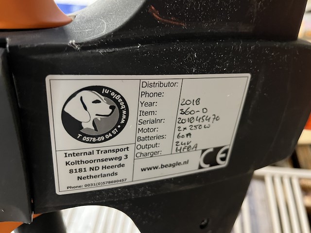E-runner, elektrische trekhulp voor magazijnen - afbeelding 7 van  10