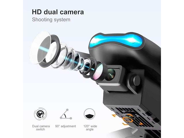 E99 dual camera drone (25x) - afbeelding 3 van  12