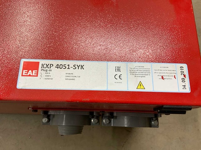 Eae kxa 10504-b-std bolt-on-busbar ca. 93 m1 1000a aluminium busbar systeem met eae 4051 syk distributeur - reeds gedemonteerd - afbeelding 6 van  15