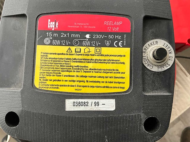 Eagle egrp30124 kabelhaspel met verlichting (5x) - afbeelding 2 van  3