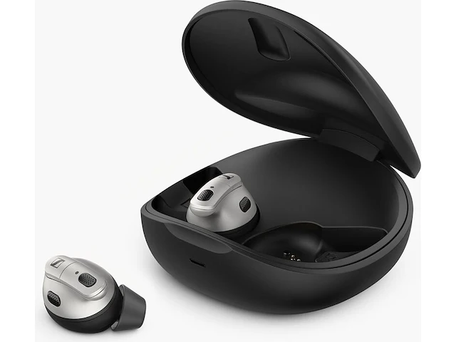 Earbuds, sennheiser, conc 400, grijs / chroom - afbeelding 1 van  2