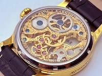 Earnshaw 8049 bauer skeleton mechanisch herenhorloge - afbeelding 12 van  13