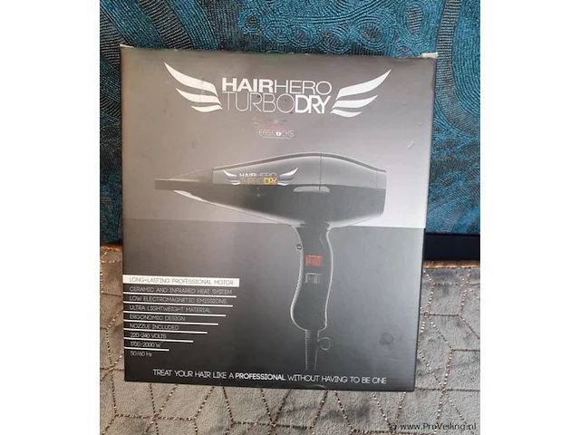 Easilocks hairhero haardroger turbodry 5391528135257 - afbeelding 1 van  6