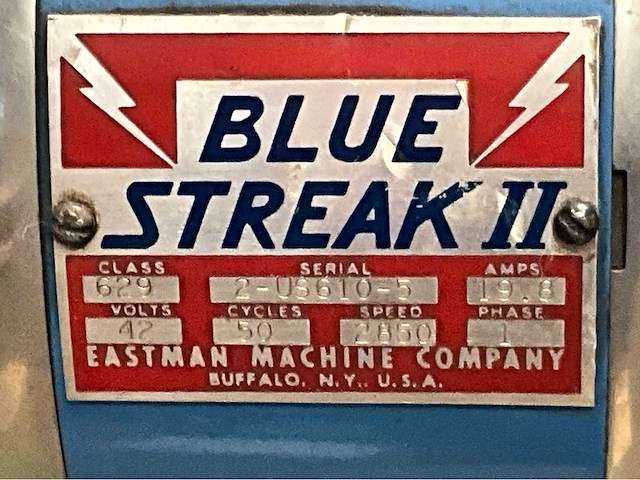 Eastman machine blue streak ii textiel snij apparaat - afbeelding 4 van  4