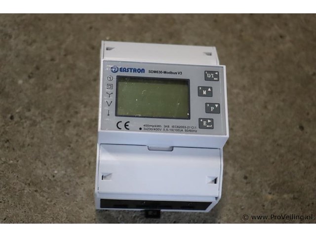 Eastron driefase din-rail energiemeter sdm630-modbus v3 - afbeelding 3 van  3