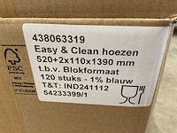 Easy & clean 520+2x110x1390mm doos á 120 stuks blokpallet hoezen (6x) - afbeelding 2 van  2