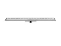 Easy drain - compact 30 - douchegoot - flens drain met rvs rooster 100 cm - afbeelding 1 van  5