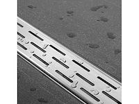 Easy drain - compact 30 - douchegoot - flens drain met rvs rooster 100 cm - afbeelding 2 van  5